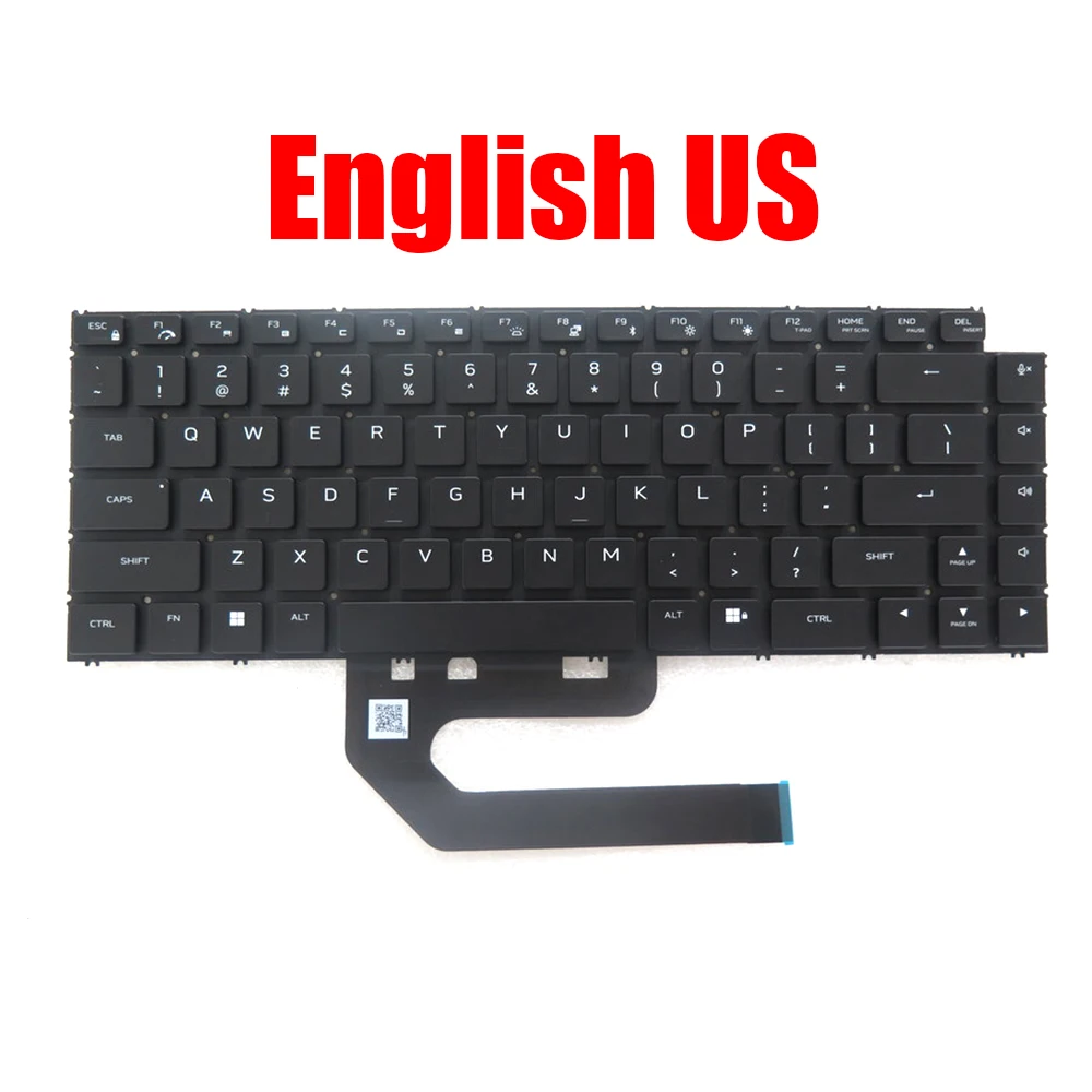 

English US Laptop Keyboard For Alienware X16 R1 / X16 R2 0WH5Y9 WH5Y9 NSK-DEXABC 01 PK133WD1A00 LK133WD2A00 SG-B3720-XUA Backlit