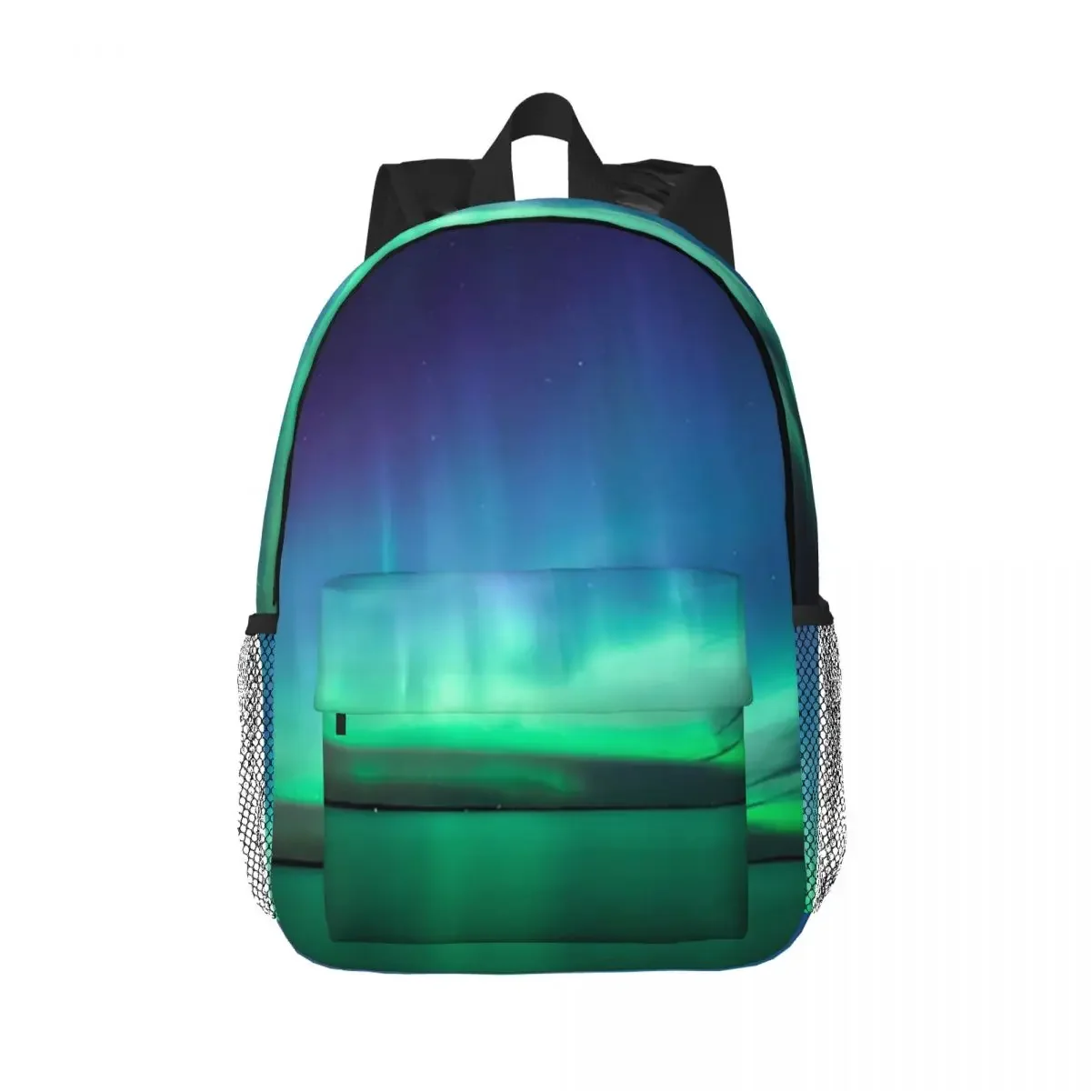 Beautiful Northern Lights Backpacks Teenager Bookbag Casual Students School Bags Travel Rucksack Shoulder Bag Large Capacity