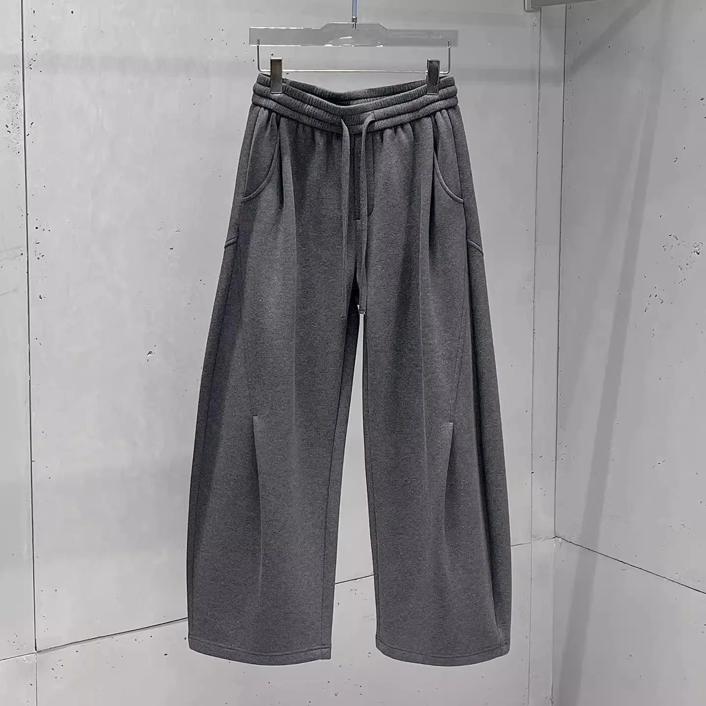 

Брюки прямого кроя больших размеров с флисовой подкладкой, американские повседневные брюки-карго для пар, мужские и женские, осенне-зимние, свободного кроя