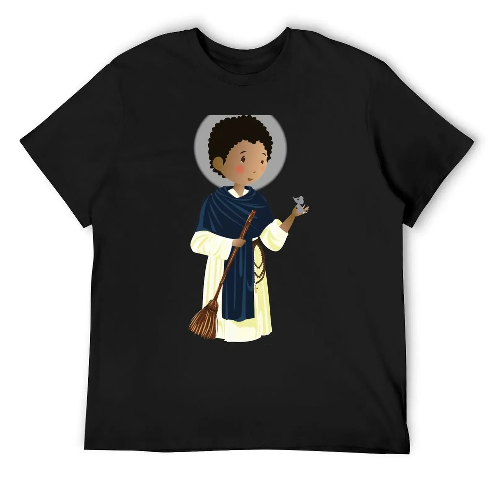 

San Martin de Porres T-Shirt Aesthetic clothing oversize t-shirts man anime sweat shirts, men