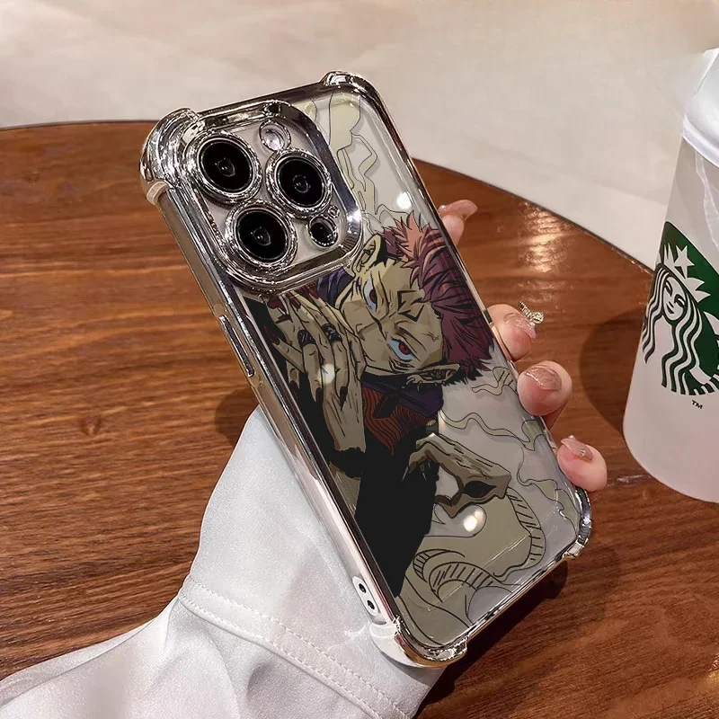 حافظة لهاتف هواوي P40 P30 Pro Lite Honor 50 NOVA 9 غطاء ياباني أنيمي Jujutsu Kaisen Gojo تصفيح وسادة هوائية مضادة للسقوط طلاء ناعم #5
