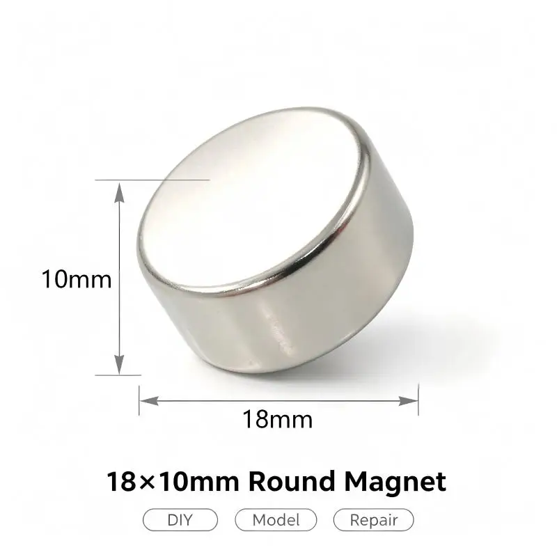 18x10mm N35 Round Disc NdFeB Magnet Permanent Neodymium Magnet For Industrial DIY Craft Office Hobby Projects 18*10mm