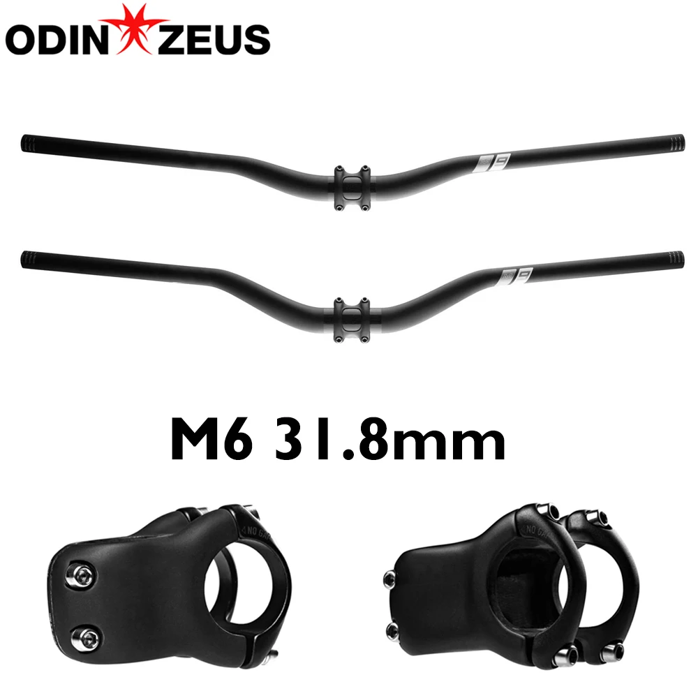 

2026 M6 Carbon Fiber Bike Stem 31.8mm Ultralight 28.6mm Bicycle Stem 35/50/65mm For MTB Road Bike