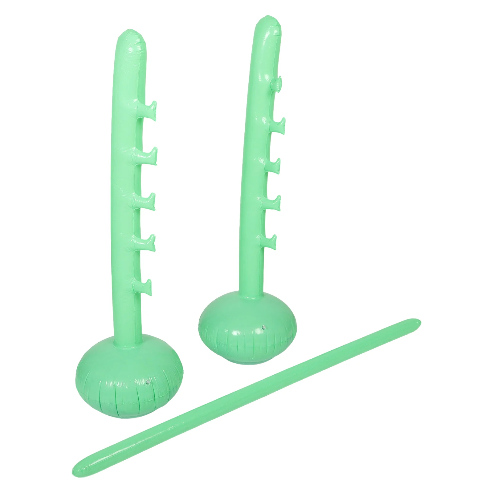 Aufblasbarer Springstock, höhenverstellbar, für Kinder und Erwachsene, Party im Freien, Hinterhof, Strand, Pool, tropisches Luau-Hawaii-Spiel, aufblasbar