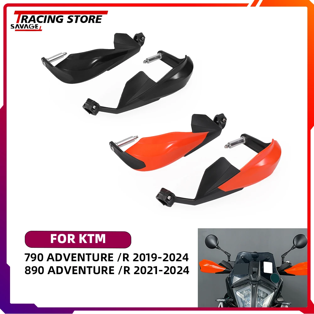 2024 790 Handlebar Handguards Protector Hand Guards For 790 Adventure /R 890 Adventure /R Brake Clutch Lever Protector Deflector