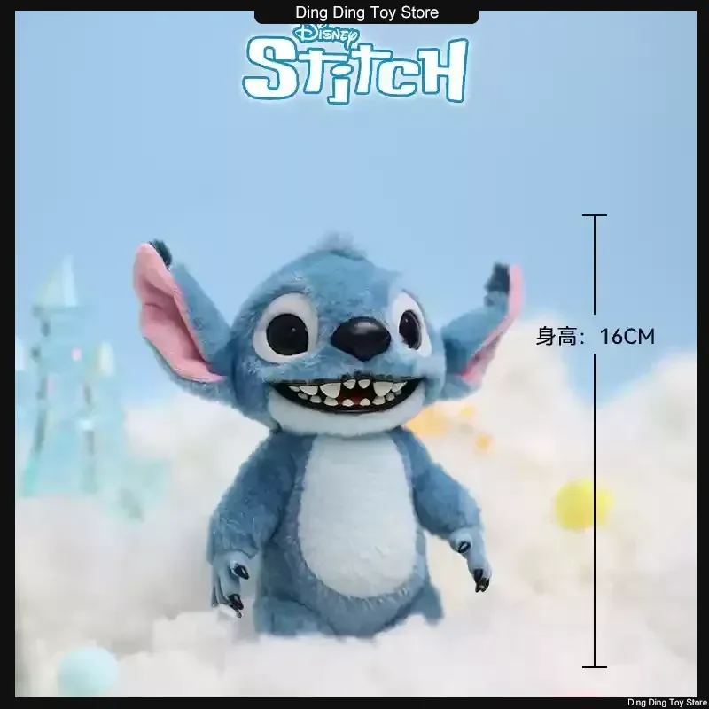 新しい本物のディズニーステッチぬいぐるみフィギュア人形 16/28 センチメートルかわいいアニメステッチバックパックペンダント人形ぬいぐるみキーホルダーおもちゃギフト
