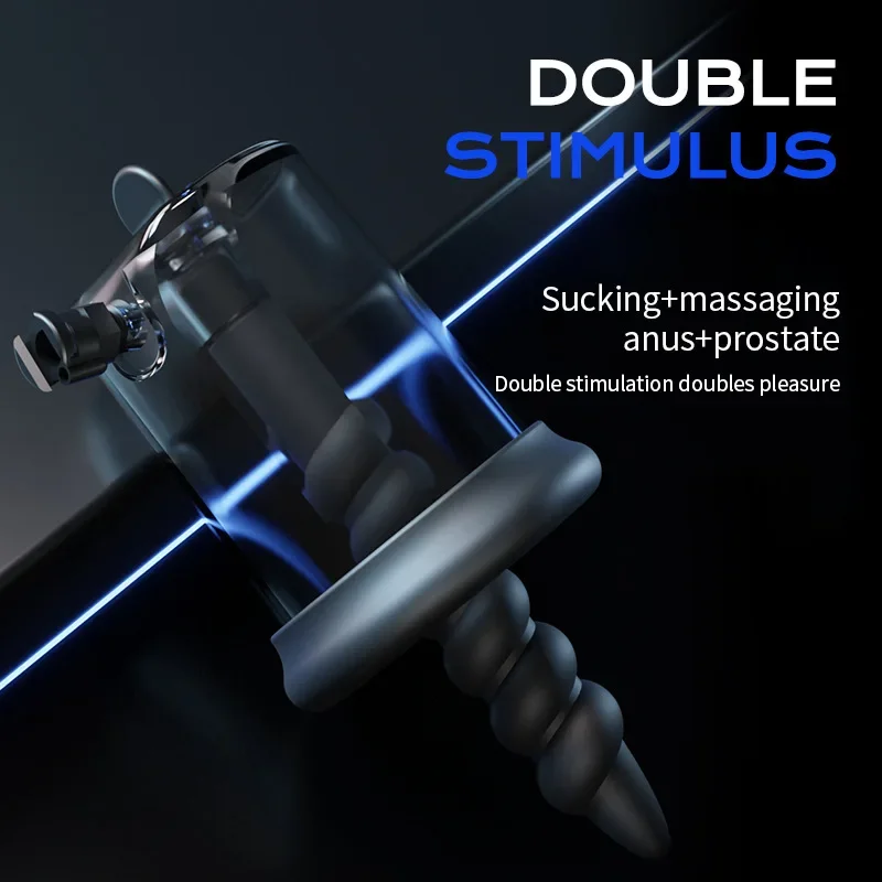 New Manual Vacuum Anal Pump Posterior Sucking Massage Masturbator Prostate Stimulator Anal Dilator Male and Female Adult Sex Toy