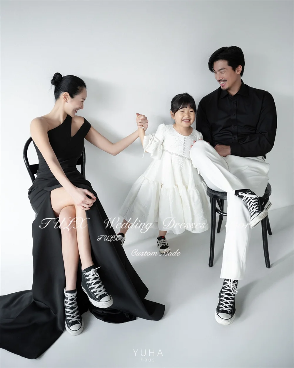 TULX robe de soirée sirène élégante corée séance Photo de mariage une épaule Satin noir longue robe de soirée de mariée Corset personnalisé