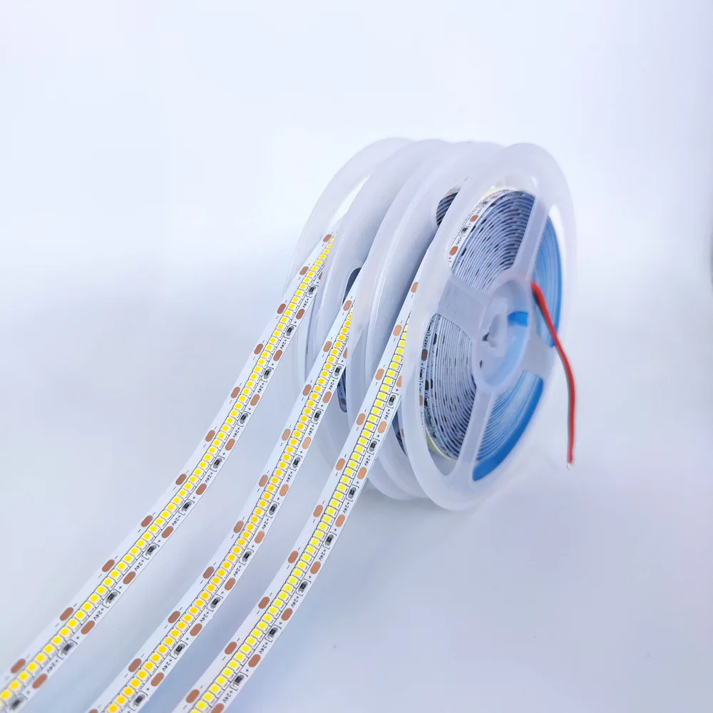 5m Super Bright 24v 2025 LED  Soft Flexible Strip High Density 420 leds/m 3000k Nature White 4000k 6000k CRI90  20w/m Cabinet