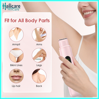 Electric Shaver for Women Waterproof Wet And Dry Hair Razors 2 in 1 Double Head Dual Bikini Hair Trimmer Detachable Head Shaver