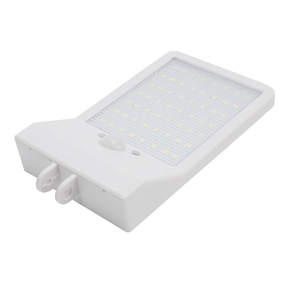 1pc ao ar livre lâmpada de parede solar pir sensor movimento jardim segurança à prova água lâmpada 48 leds para iluminação ao ar livre