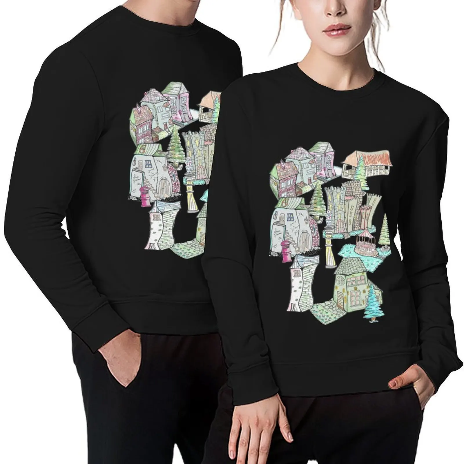 

Kids village Pullover mens designer clothes korean clothes autumn jacket men korean autumn clothes new sweatshirts