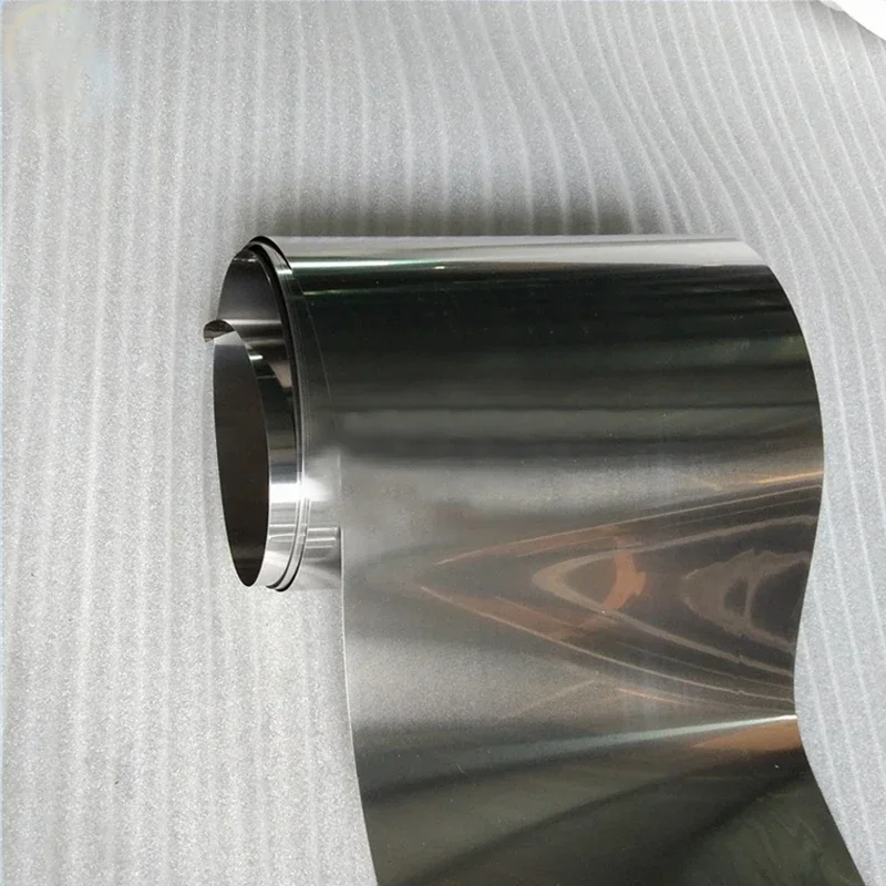 Folha de Permalloy 1j85 de Alta Permeabilidade 0.020.5 mm Tira de Liga de Ferro-níquel Recozida para Elemento de Peças de Dispositivo de Barreira Magnética
