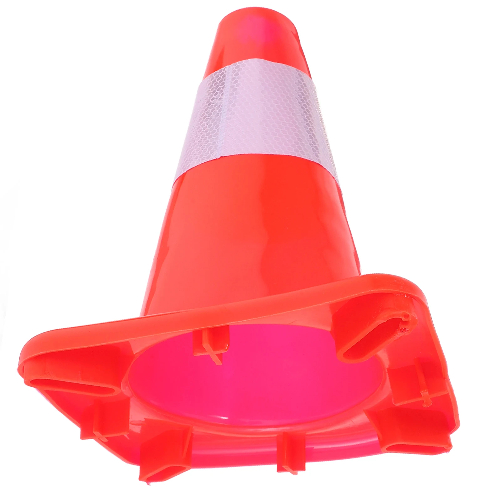 Road Cone Warning Tube Outdoor Cones Plastic Garage Parking Aid Emergency Reflective