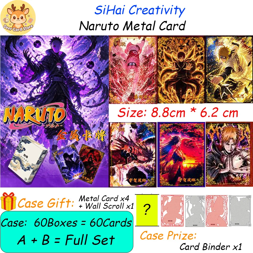 Naruto Metal Card Collectible - AliExpress