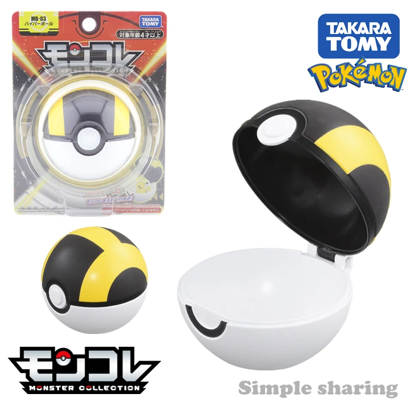 Takara Tomy Pokemon PokeBall Action Figures 7cm Poke Ball Master Ball Ultra Ball Great Ball Model Toys Anime Figure Child Gifts