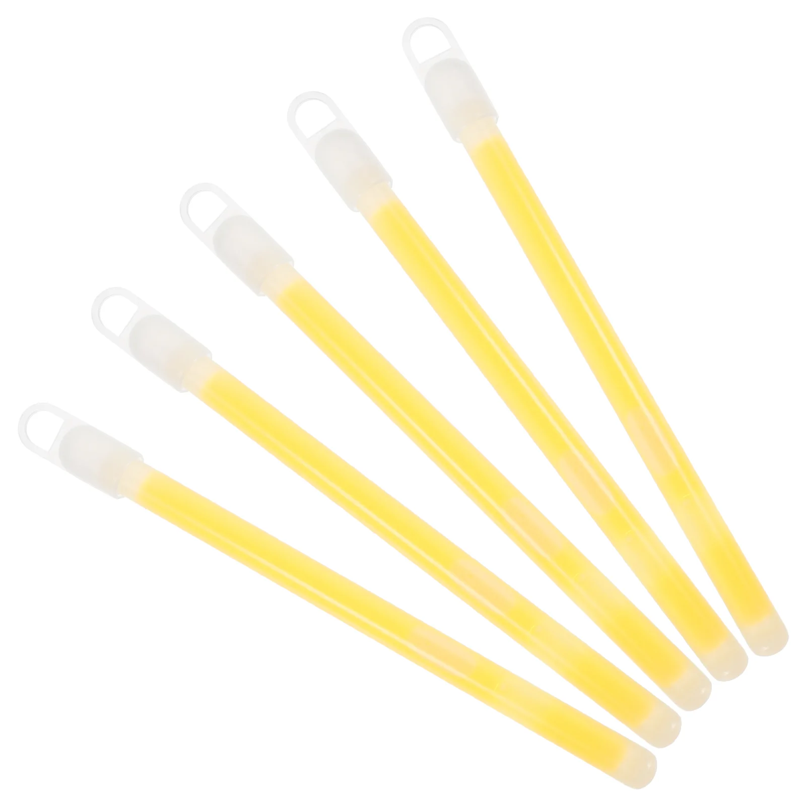 5 pezzi Glow Party Supplies Bastone di illuminazione Giocattolo luminoso The Dark Sticks Bulk 1500X150X150CM Prop Giallo Strumenti di emergenza