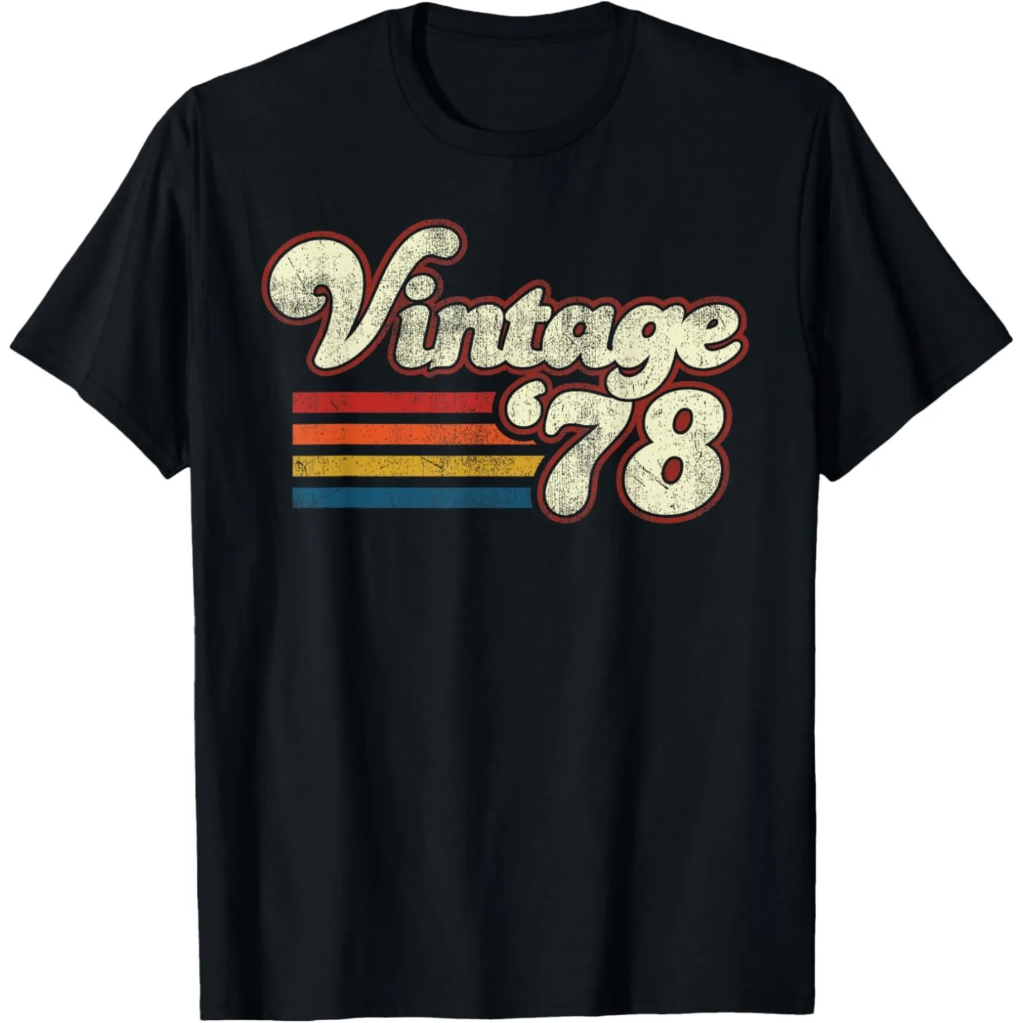 48 JAHRE 48. GEBURTSTAG LIMITED EDITION 1978 T-Shirts Herren Baumwolle Humor Streetwear T-Shirt Kurzarm Unisex Lose Kleidung – Detail 2