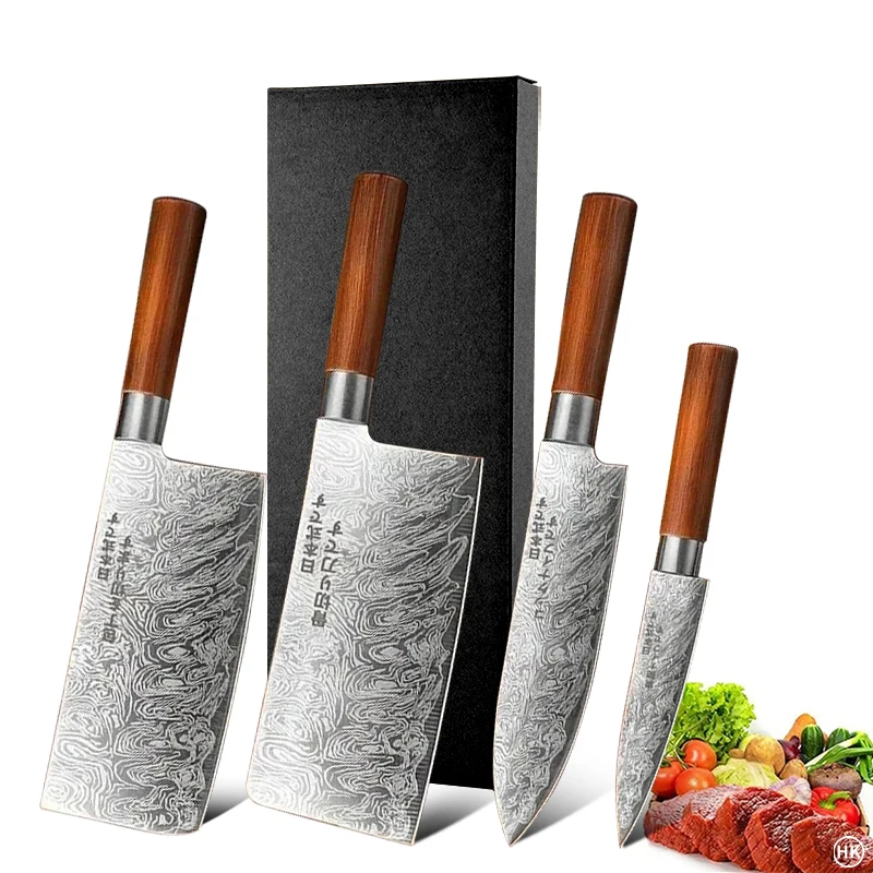 

Japanese Kitchen knife combination Super fast sharp Professional Chef's knife Multi-functional home kitchen knife accessories