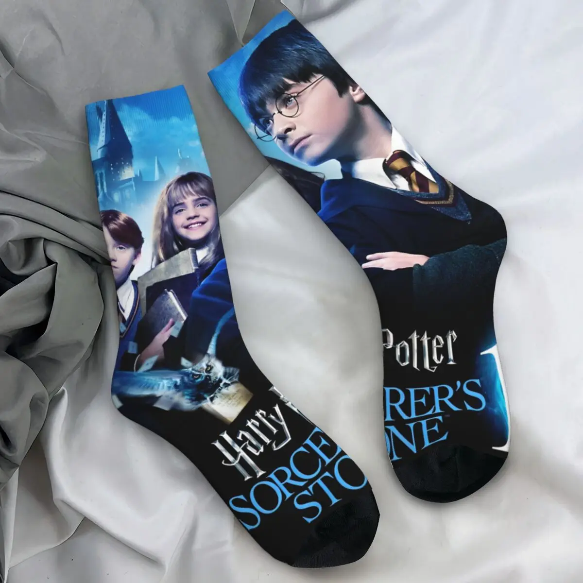 Couple Socks MINISO Harries Movie P-Potters Stockings Autumn Gothic Medium Soft Socks Design Cycling Non Slip Socks