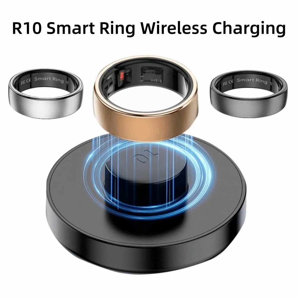 ステンレス製スマートリング、ip68防水、5atm防水、健康モニタリング機能搭載、より正確なマルチスポーツモード。
