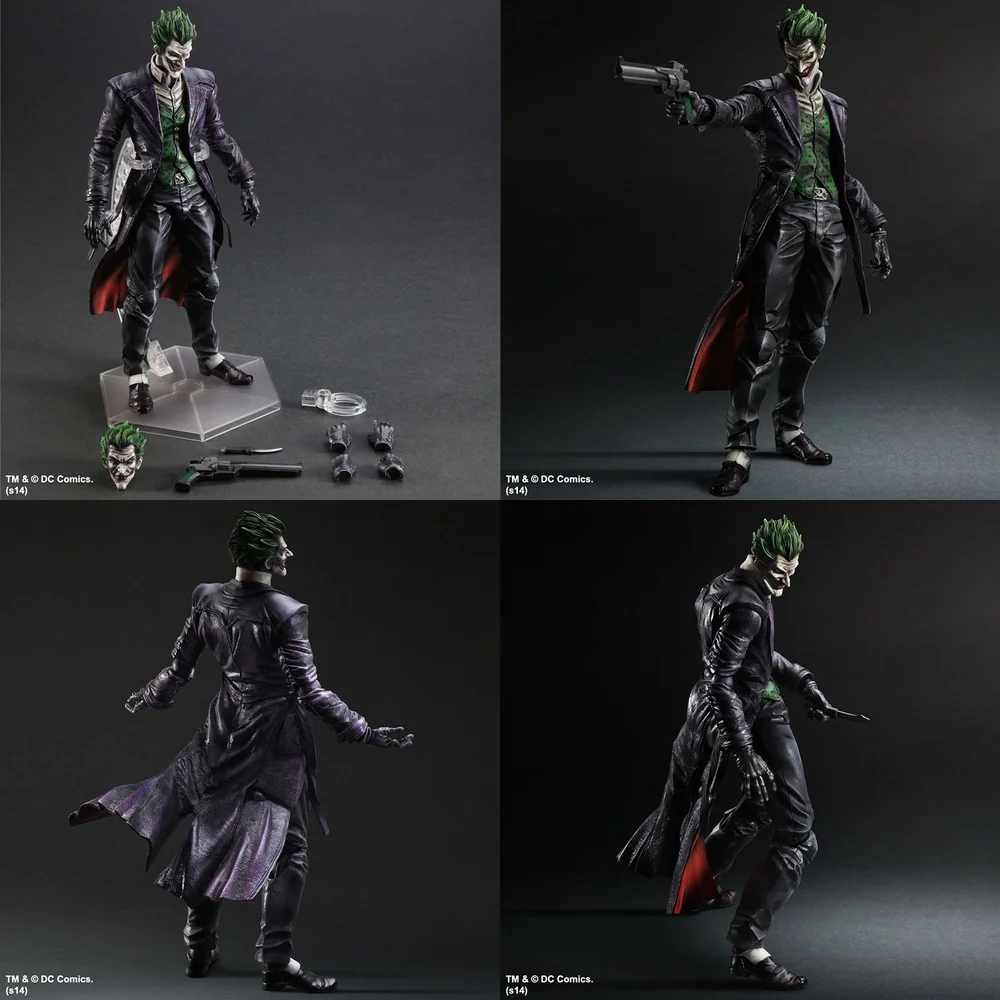 Film PA Arkham Origins Blackgate Joker Bat Action Figure Model Collectible Toy met gelede gewrichten en gedetailleerde kindercadeaus