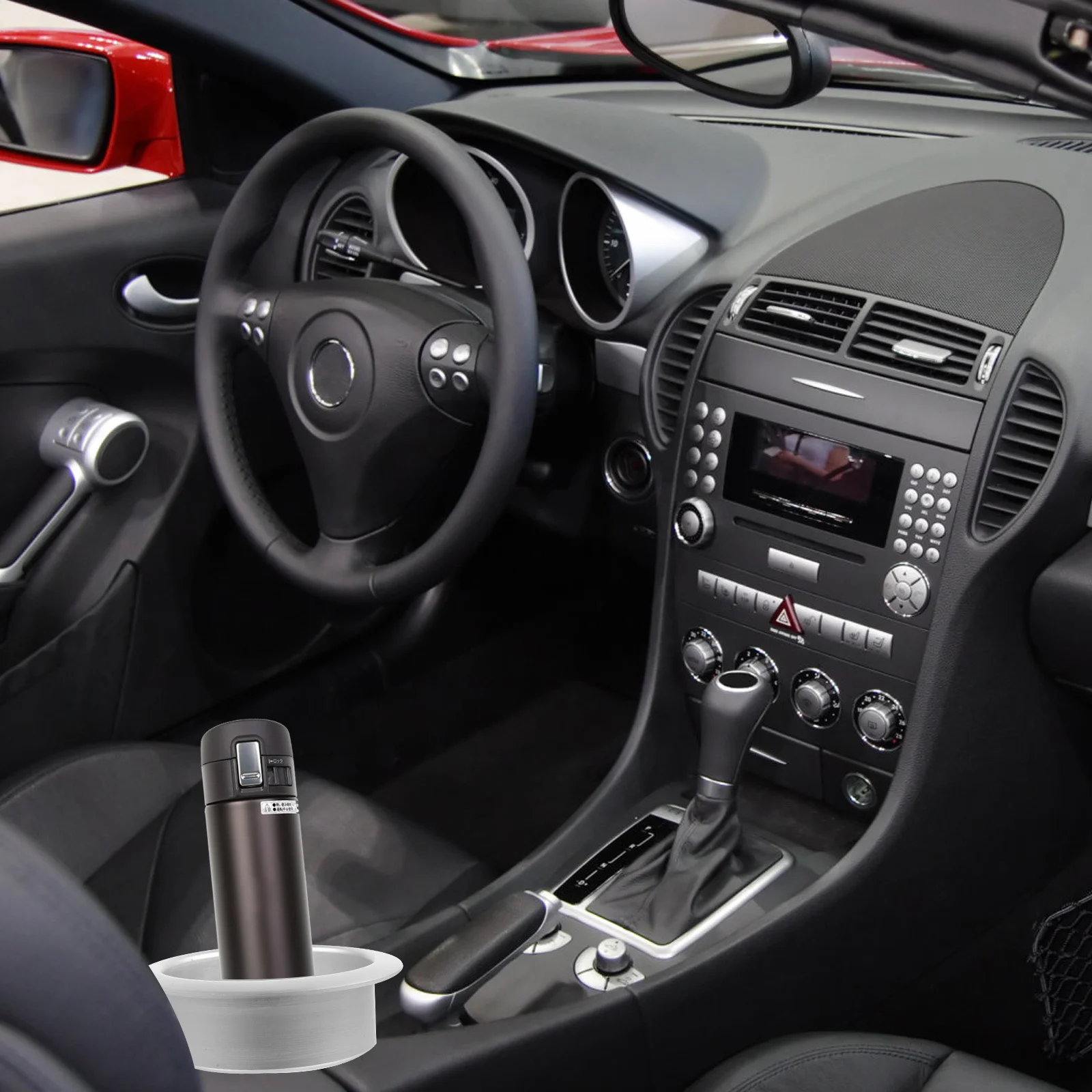 

Aluminum Stainless Steel Recliner Handle Cup Holder Durable Metal Sofa Insert Replacement Stable Drinks Holder Couch