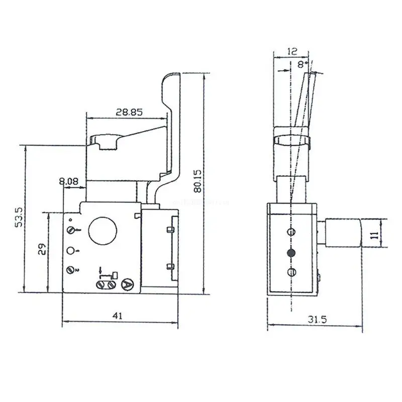 FA2-6/1BEK Speed Control Trigger for Electric Hand Drill Power Tool Dropship