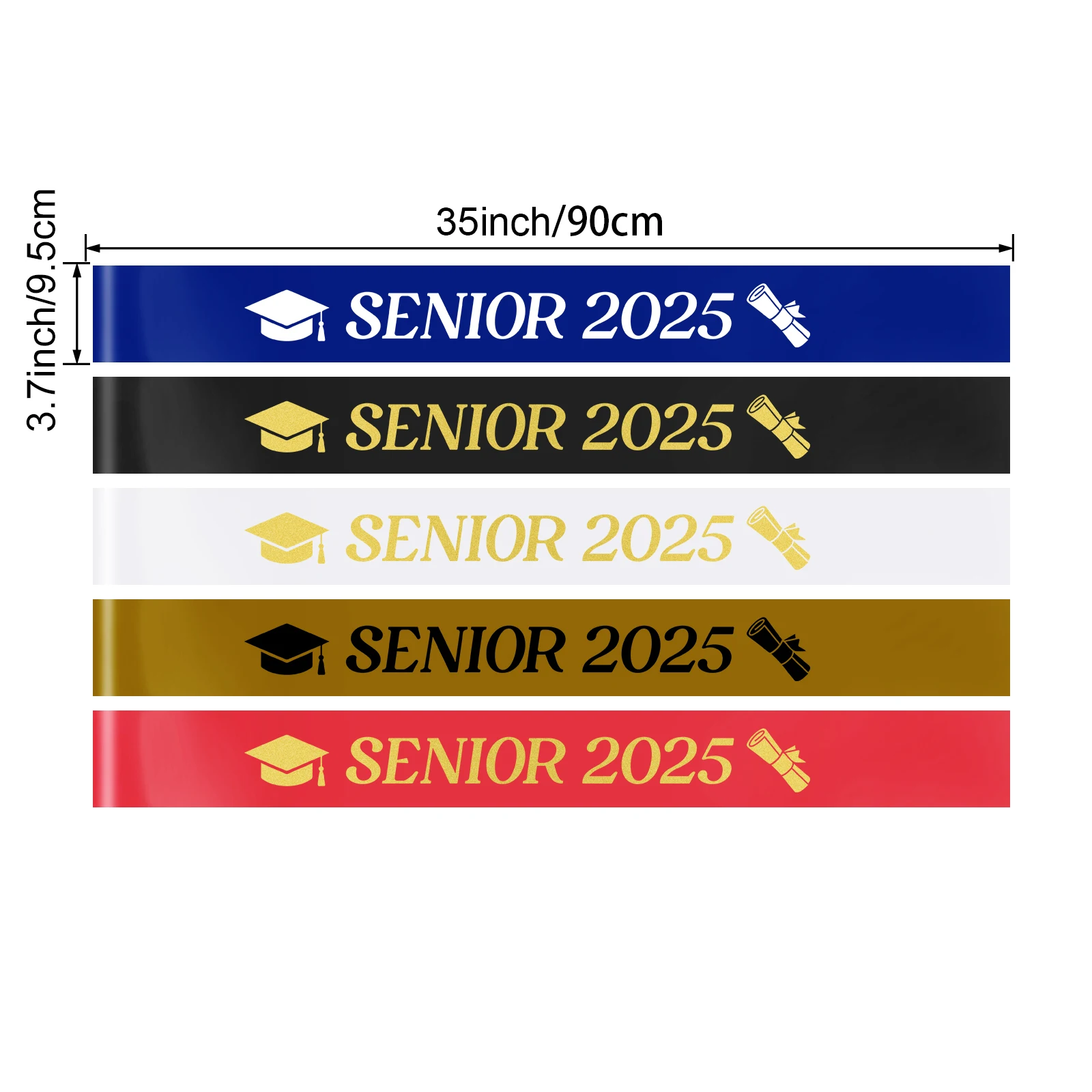 CLASS OF 2025 Sash SENIOR 2025 for 2025 Graduation Party Decoration