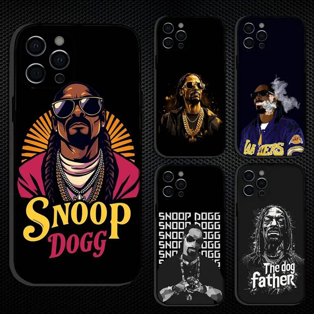 

Rap S-Snoop D-Dogg Phone Case For iPhone 16,15,14,13,12,11 Plus,Pro Max, Others Soft Black Cover