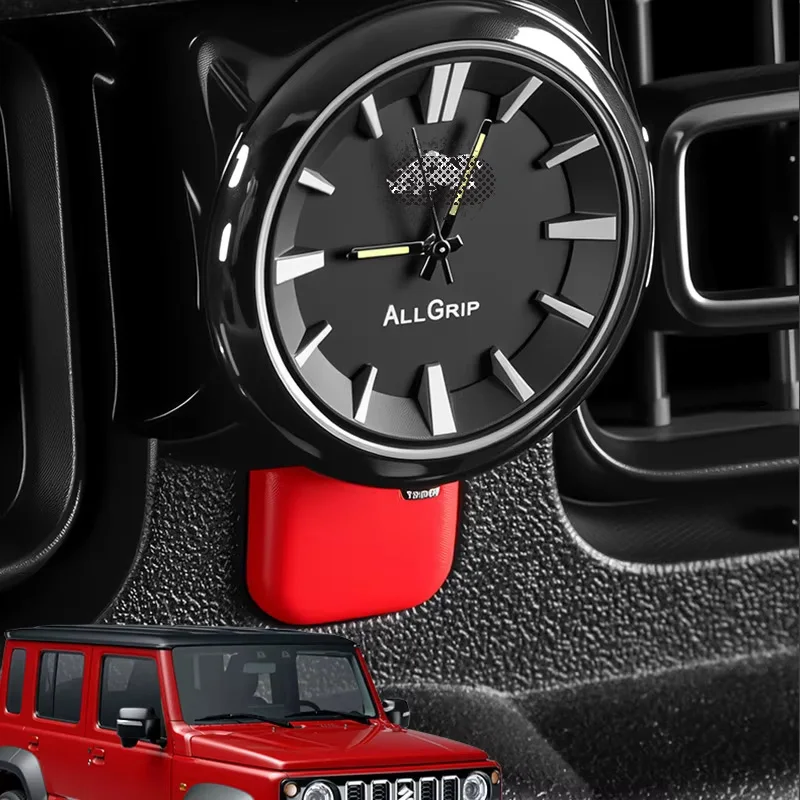 

Автомобильные часы, светящиеся звездные мини-цифровые часы, вентиляционные отверстия, зажим для часов, украшение для Suzuki Jimny JB64 JB74 2019 2025