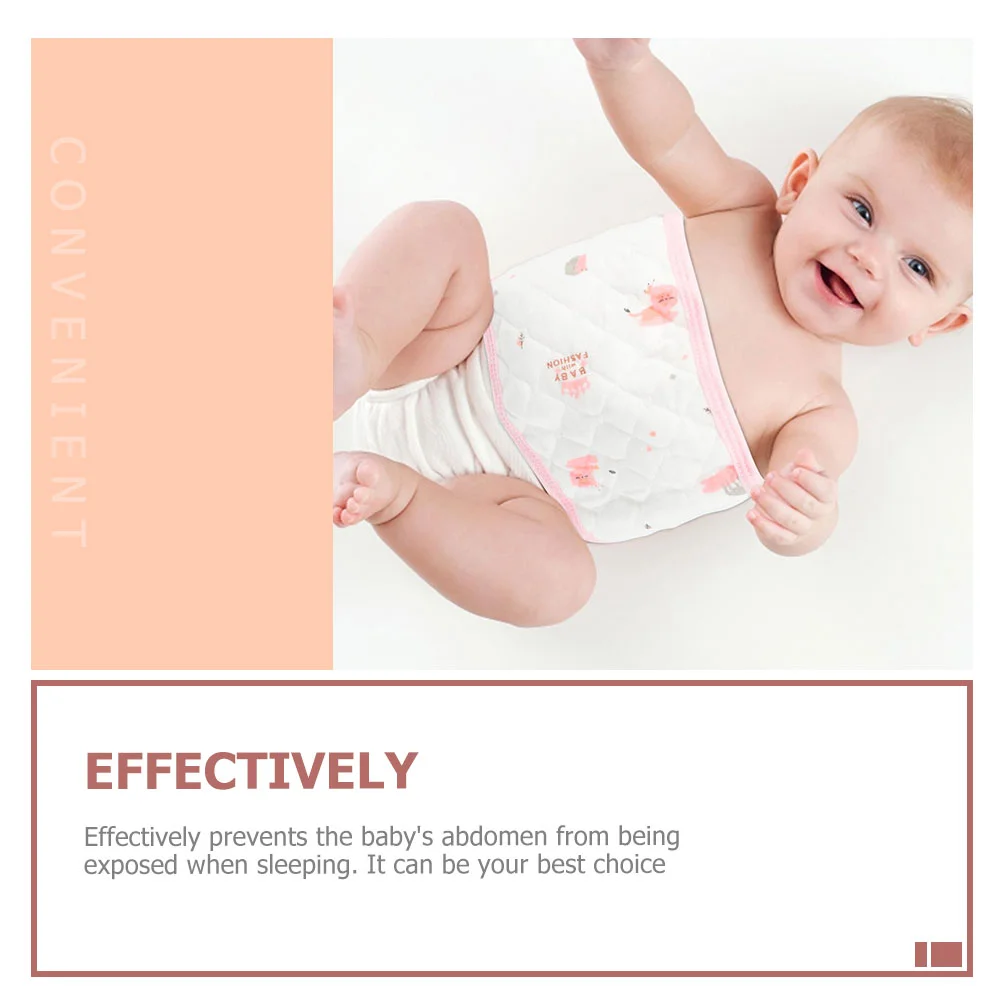 4 Pcs Baby Umbilical Cord Lovely Newborn Belly Belt Washable Infant Accessories Convenient Household Comfortable