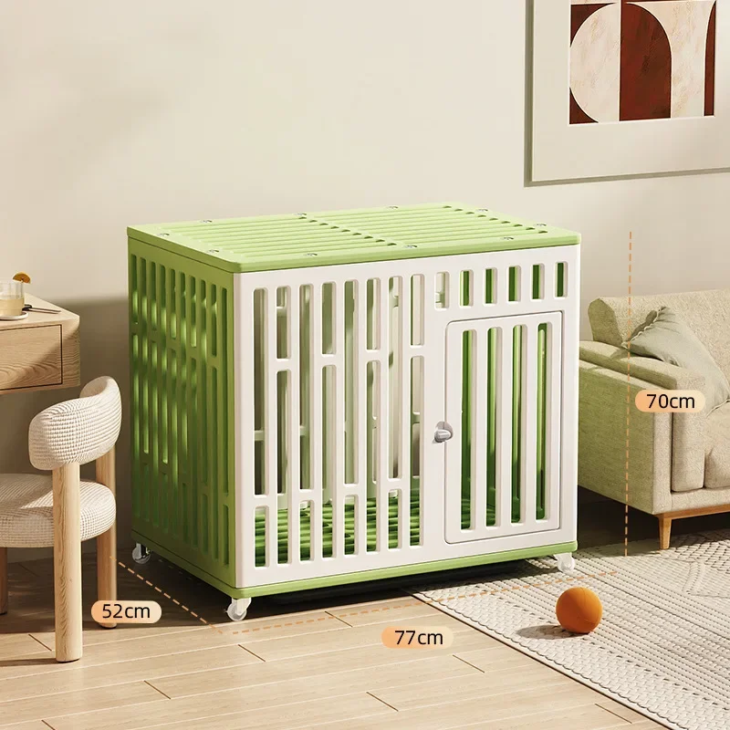 Villa dog house Indoor Outdoor Easy to clean dog Cat rabbit cages plastic pet cages with trays