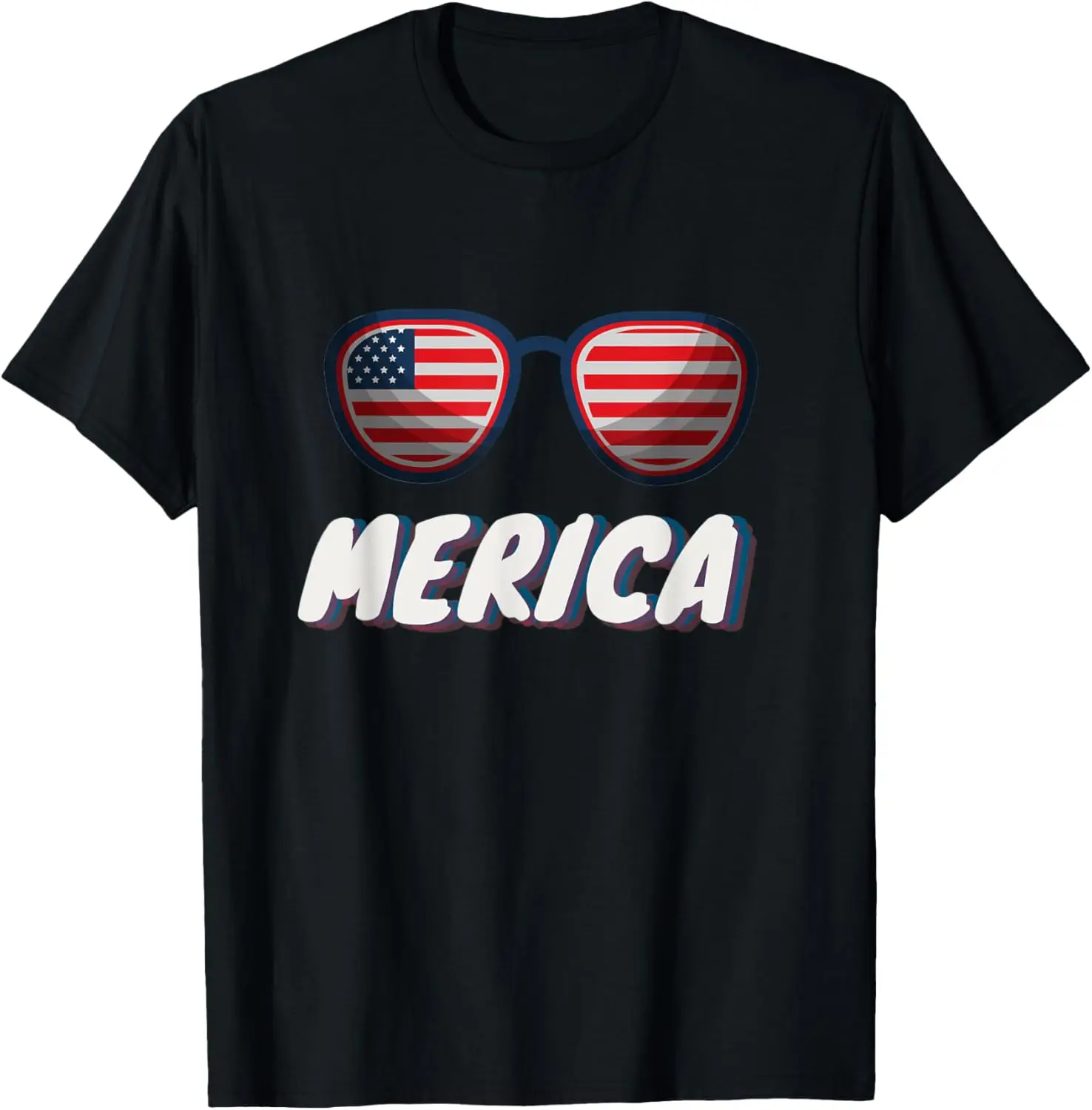 

Патриотическая футболка Merica Sunglasses