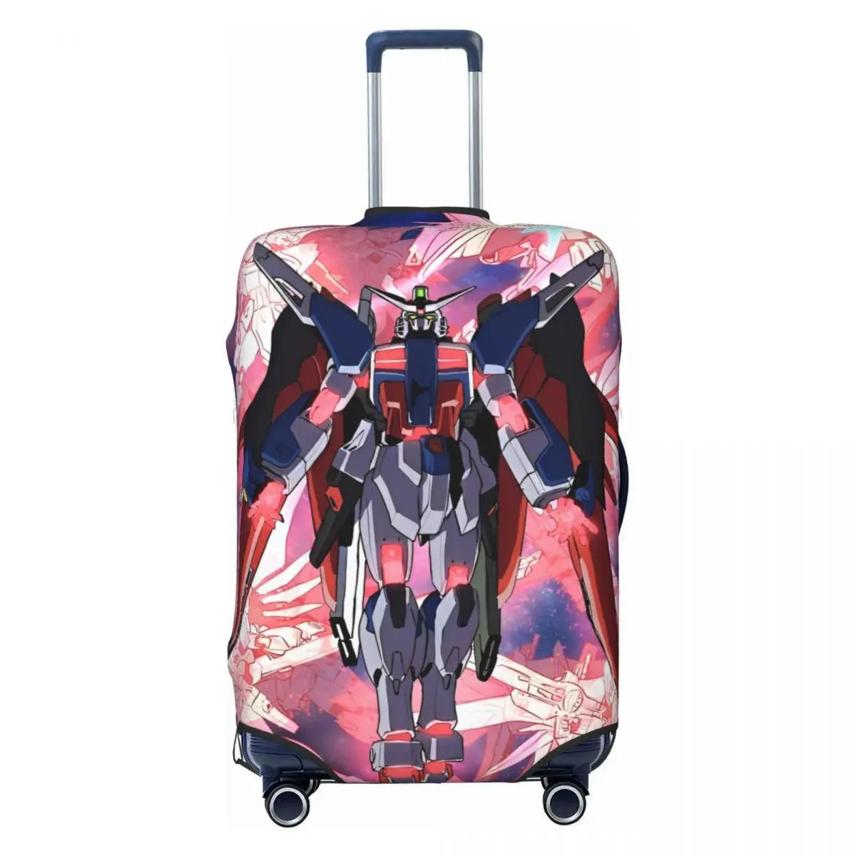 Mobile Suit Gundam 0079 Suitcase Cover Flight Business Strectch Luggage Case Protector