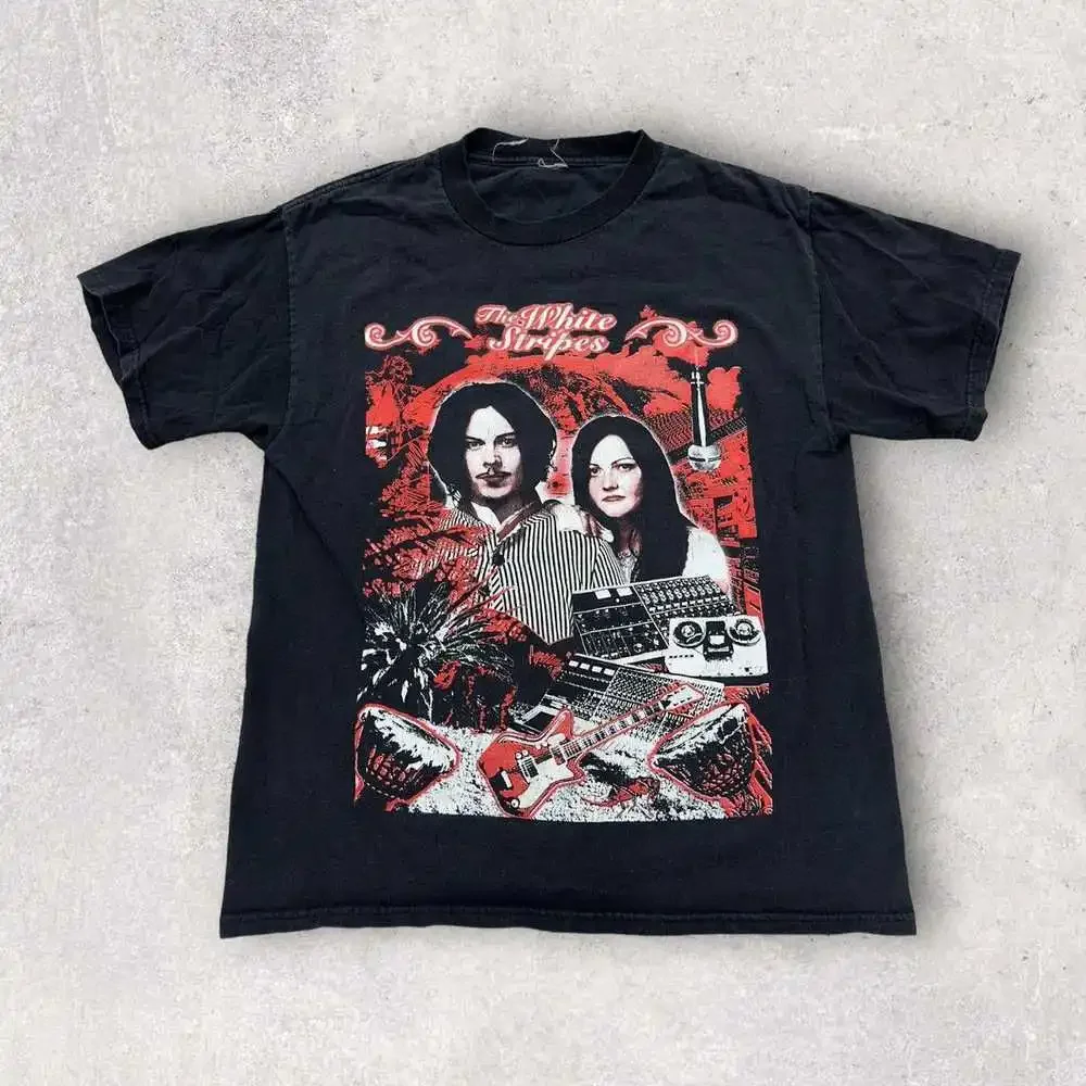 

Vintage The White Stripes Band Concert Unisex S-235XL Shirt NLS5.67