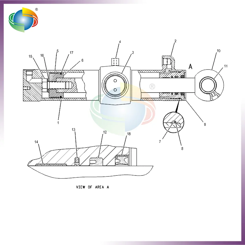 

CA2281778 228-1778 2281778 TILT CYLINDER SEAL KIT FOR CAT CATERPILLAR 416C 426C 428C 436C 438C 725 730