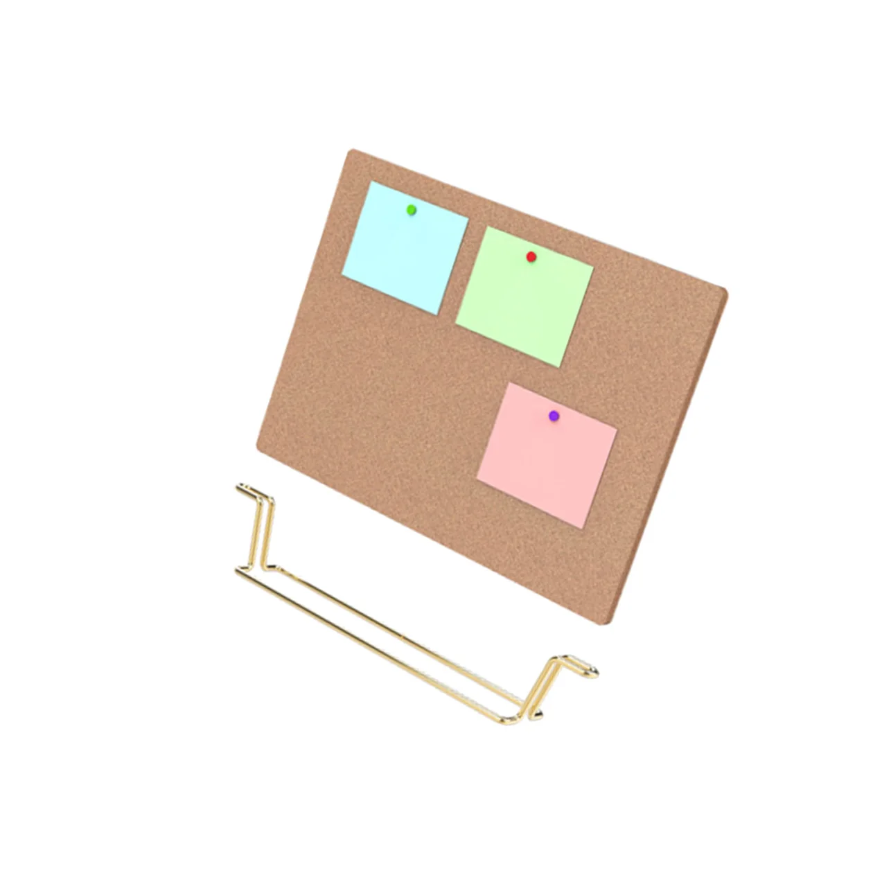 Cork Board with Stand Corkboard Pin Strip Corkboards for Wall Decorative Bamboo Memo Office