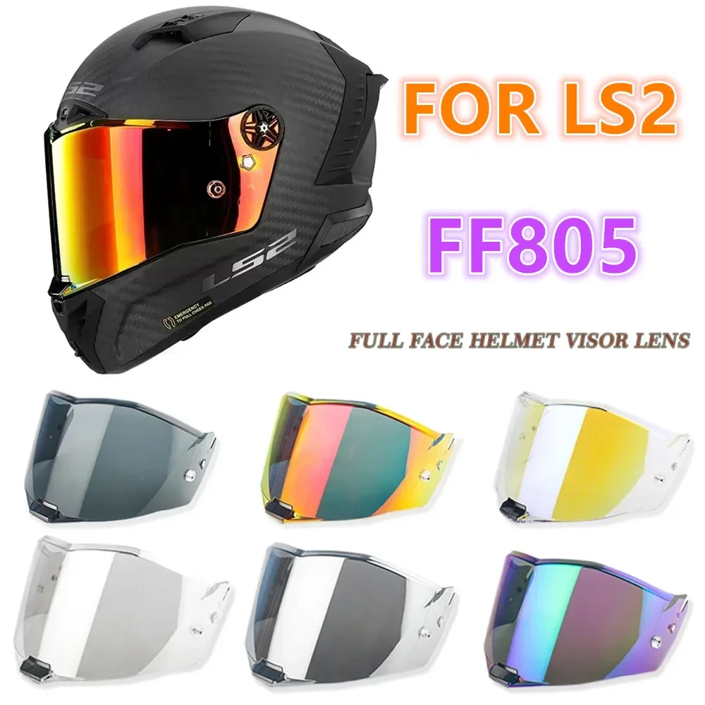 

LS2 FF805 Helmet Motorcycle Accessories Capacete Original Helmet Visor Lens Casco Moto Windshield for LS2 FF805 THUNDER