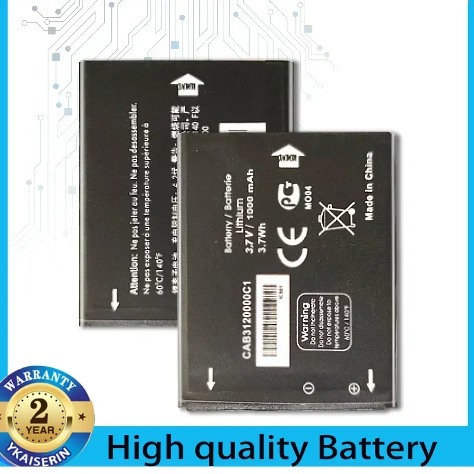 850mAh Replacement Battery for Alcatel One Touch 768 OT710 OT888A OT880A CAB3120000C1 CAB23A0000C1 New Bateria Warranty