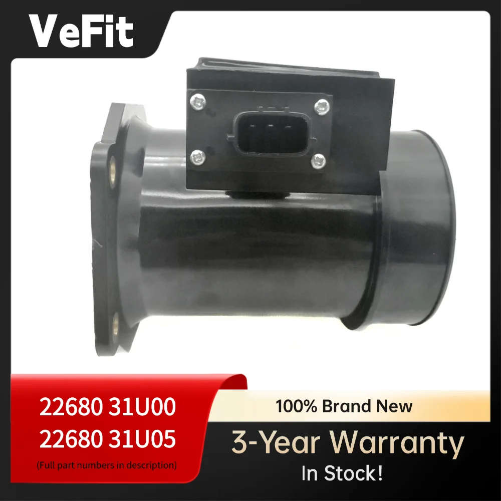 

Датчик массового расхода воздуха MAF 22680-31U00 AF10164 для Infiniti Q45 I30 Nissan Maxima Skyline R34 Cefiro 2.0L 3.0L 4.5L V6 V8 1989-