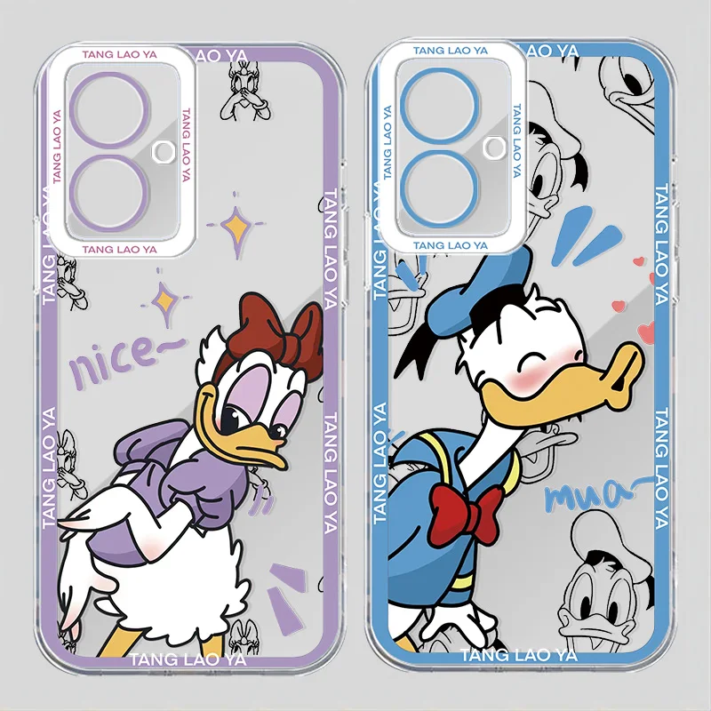 Disney Donald Duck Angel Eye Phone Case For OPPO A 55 54 53 52 38 36 35 33 32 31 16 15 9 8 7 5 S E K 2019 2020 2021 Funda Soft