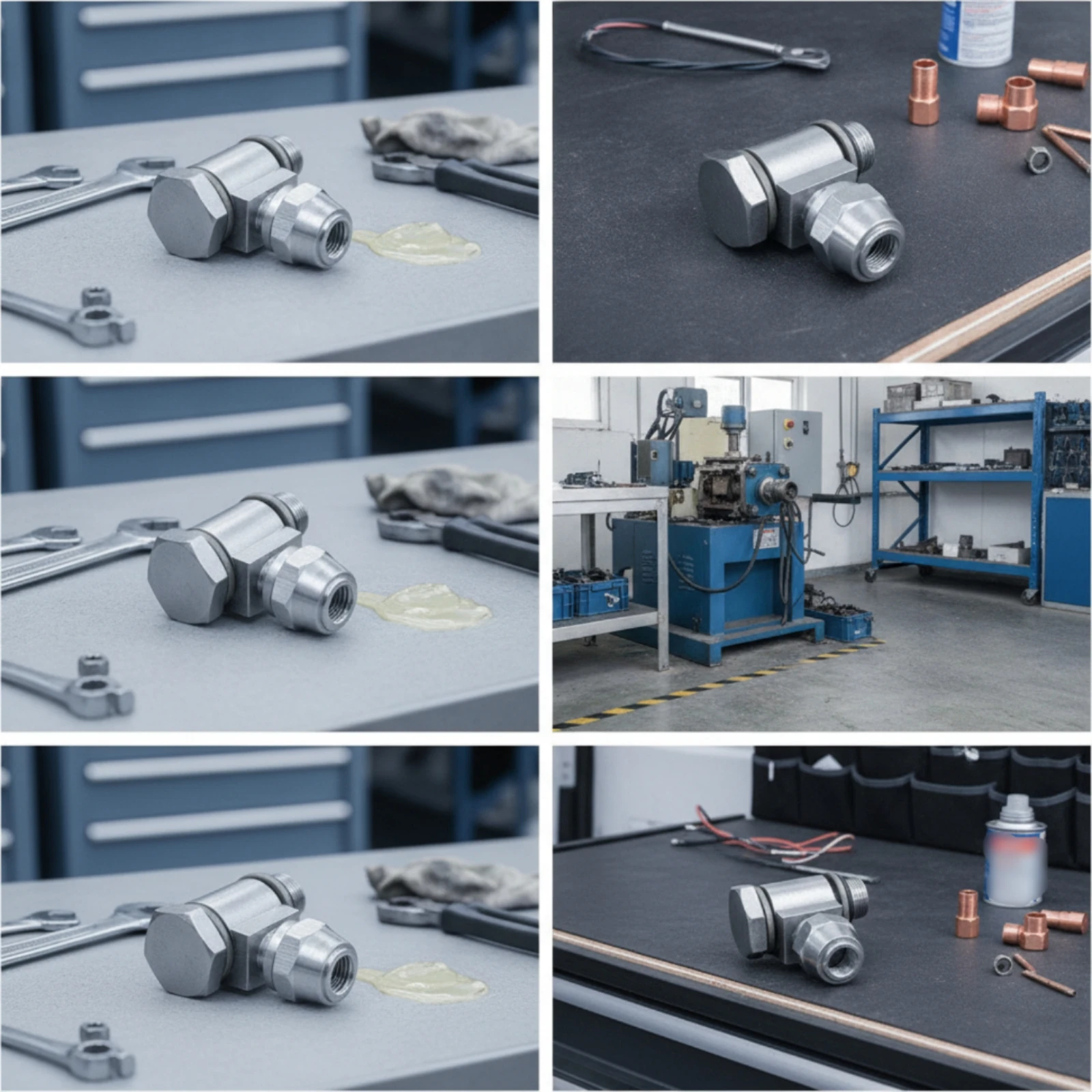 Tire Changer Connector Metal Pneumatic Adapter Air Hose Connector Fittings Machined Fitting High Pressure Resistant