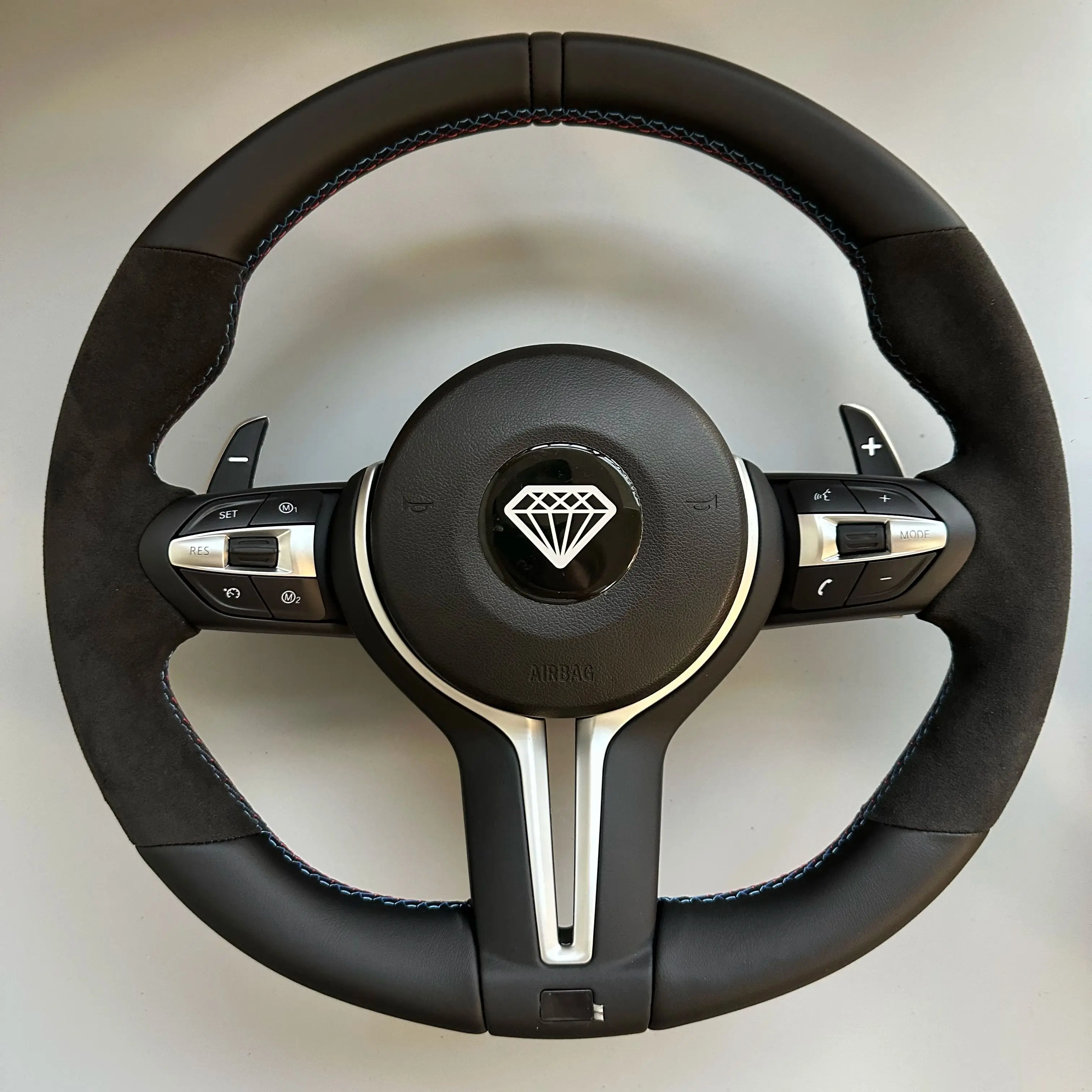 M Steering wheel for BMW F01 F06 F07 F10 F11 F12 F13 F14 F15 F16 F22 F30 F80 F82 F83 F85 F86 F87 X3M X4M X5M X6M M2 M3 M4 M5 M6