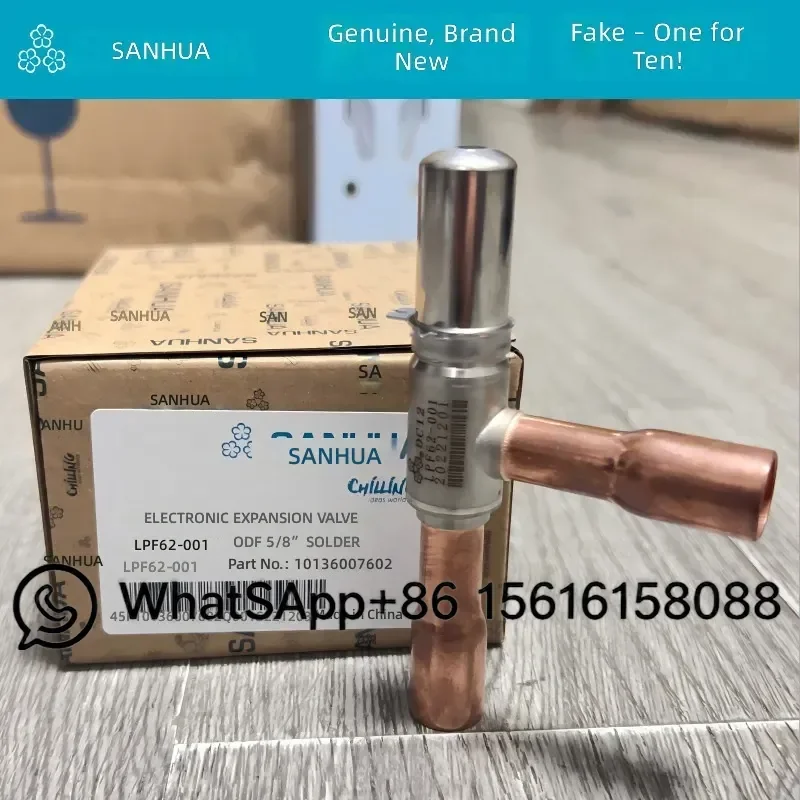 Original Sanhua Electronic Expansion Valve LPF55-001 LPF62-001 PQ-M24012  for Heat Pump Air Conditioning Refrigeration