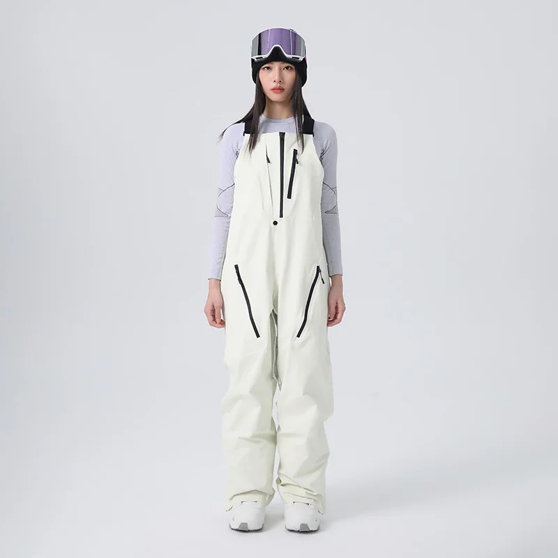 2026 New Searipe Double Board Single Board Ski Strap Pants for Women, Men 3L Waterproof jumpsuit view 3