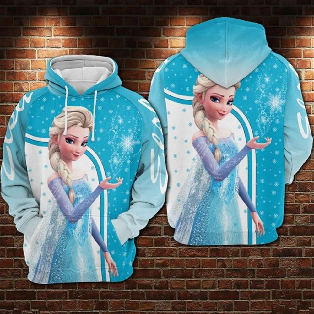 

Disney Princess Elsa Frozen 3D Hoodie Zip Hoodie