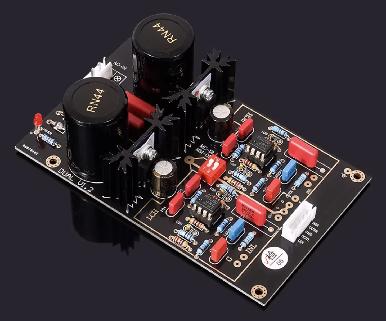 

Германский фоно-предусилитель DUAL Classic Circuit MM/MC, готовая плата, Hi-Fi предусилитель для проигрывателей винила, для MM/MC картриджей, DIY-модернизация