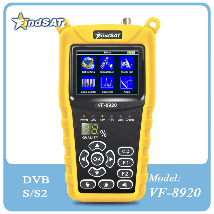 Genuine Satellite Finder Meter Satlink WS-6933 DVB-S2 Digital Receiver viewfinder with compass and flashlight