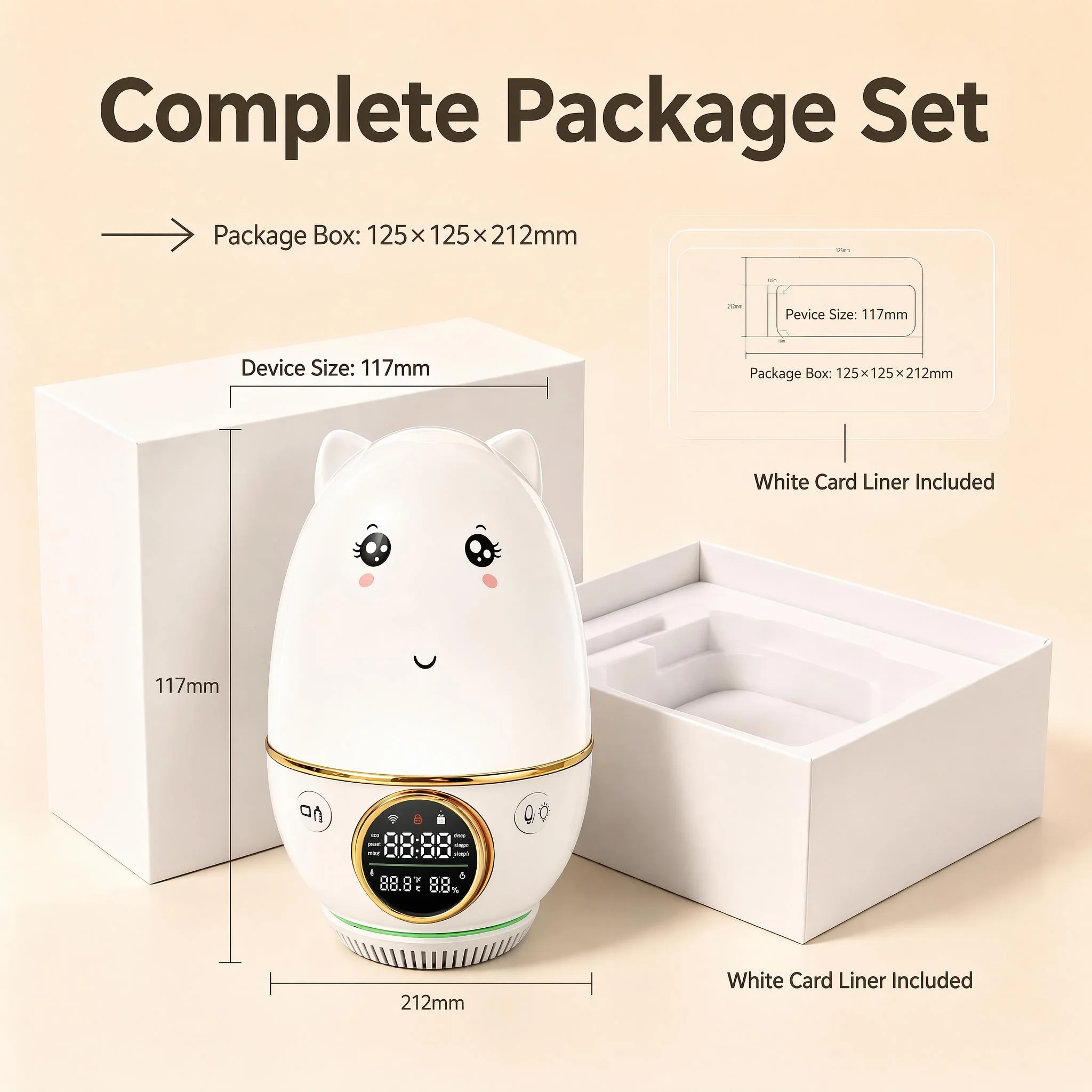 HoldPeak Baby Monitor CO₂±50pp - Baby Nursery Co review and price